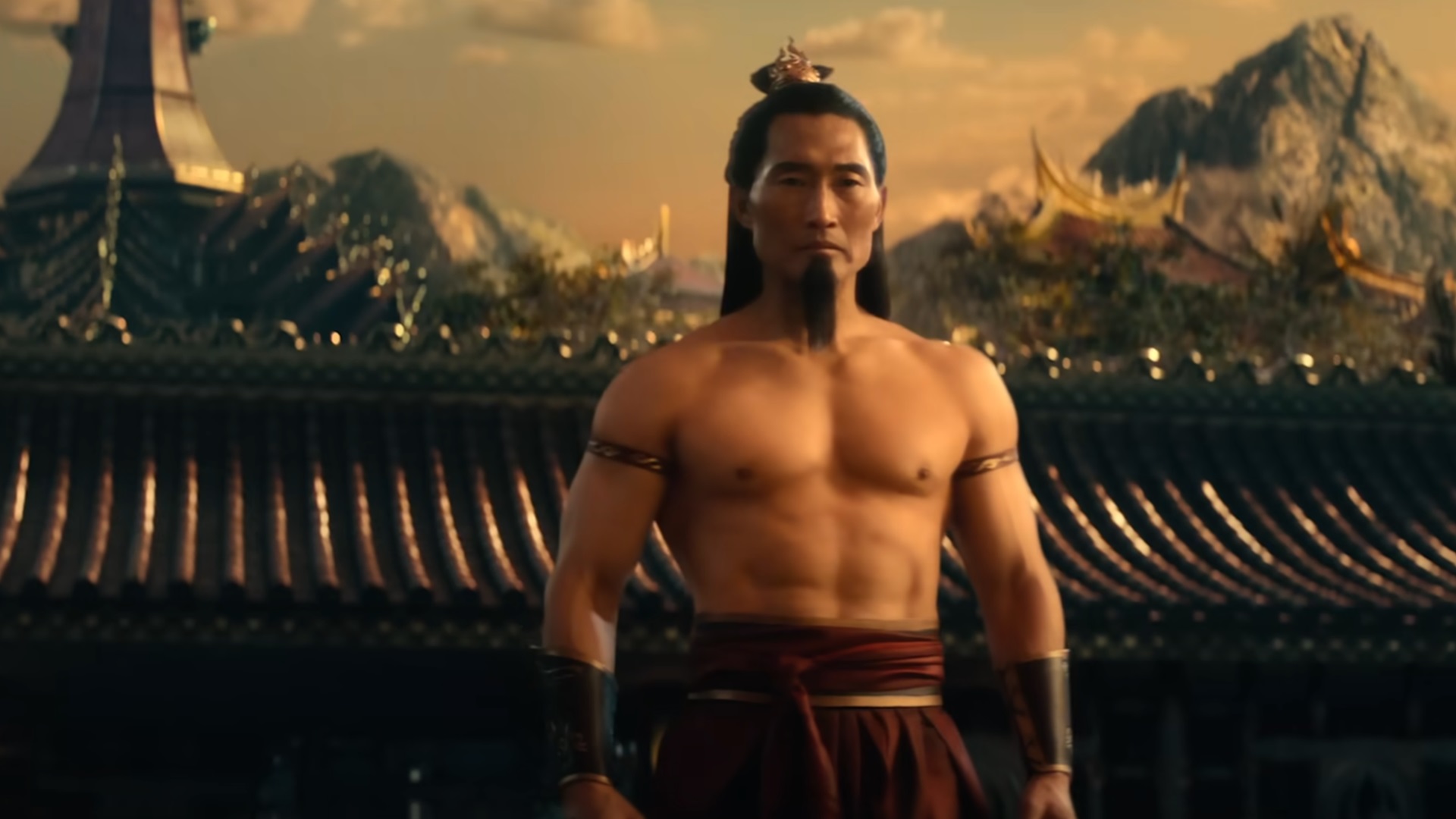 Daniel Dae Kim's Fire Lord Ozai looks the kind of villain that will take over the world at a moment's notice.