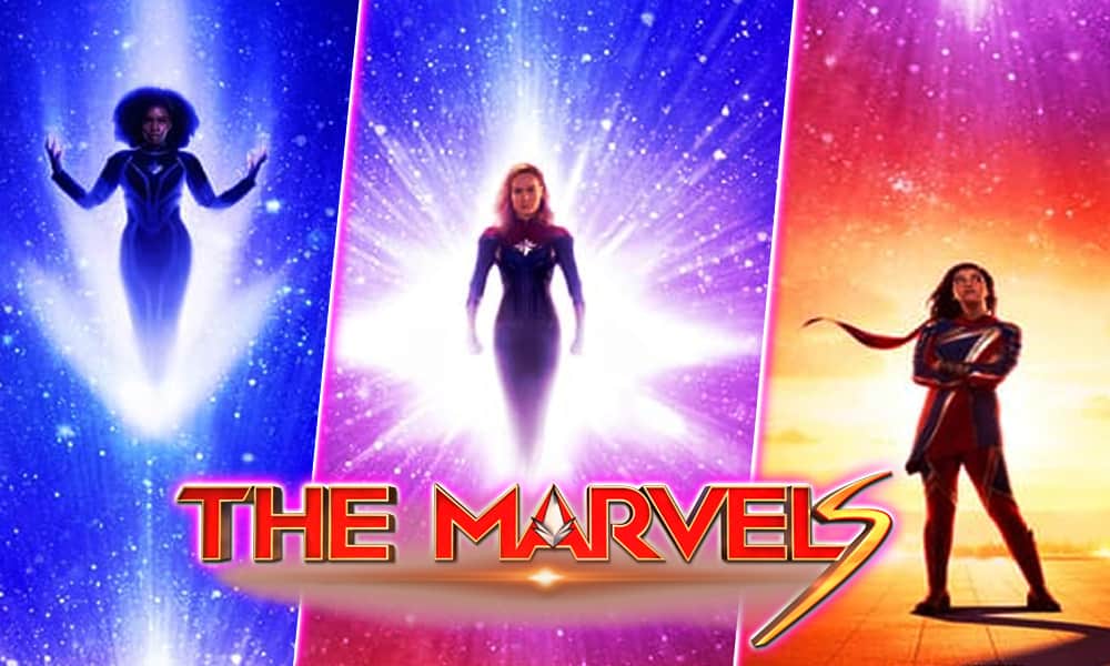 The Marvels teaser trailer debuts cosmic all-female team-up
