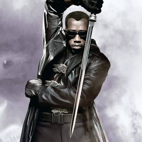 The original Blade trilogy starred Wesley Snipes as the titular character.