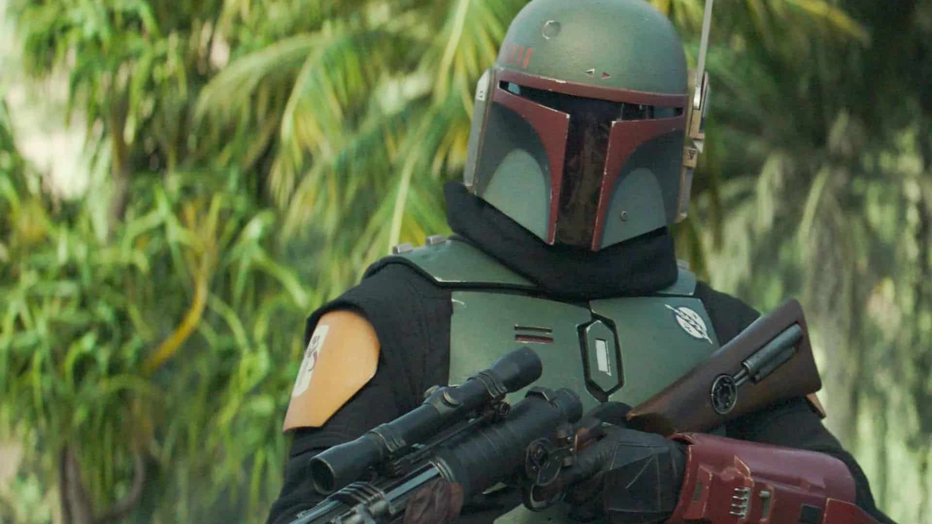 Ensemble cast highlights The Book of Boba Fett finale poster