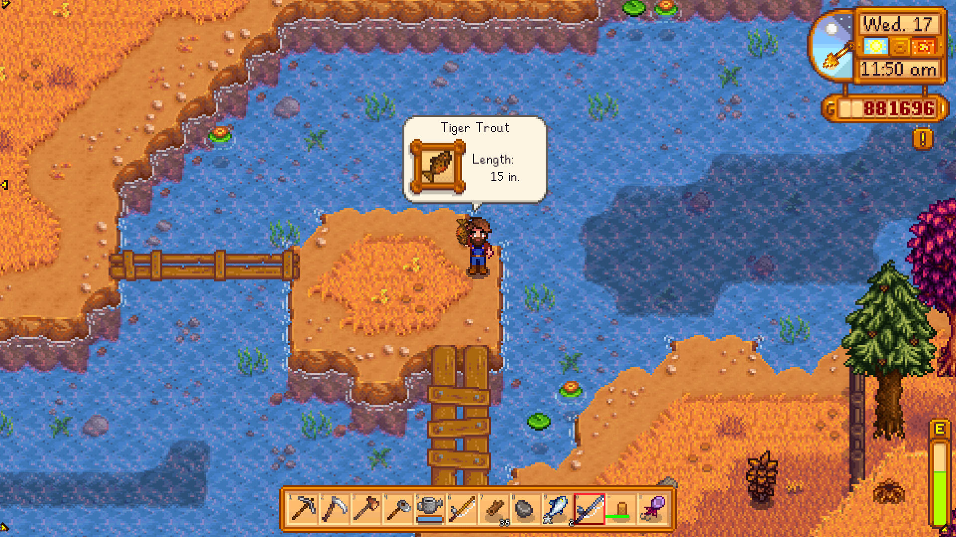 How To Catch A Tiger Trout In Stardew Valley