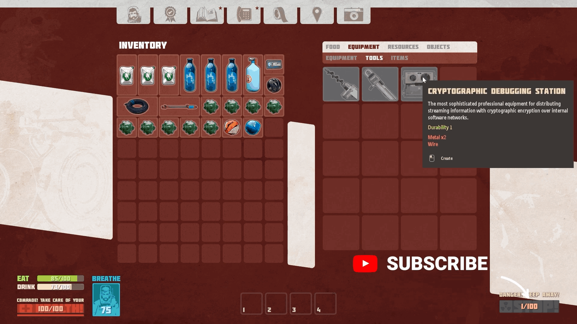 How To Craft A Debugging Station In Breathedge