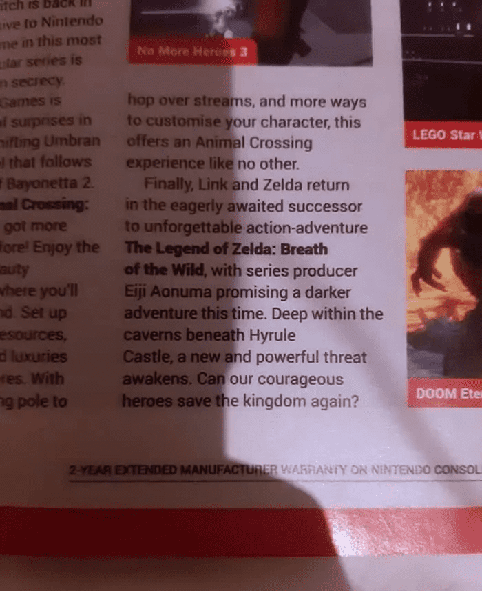 The Legend Of Zelda Breath Of The Wild 2 Accidental Leaks