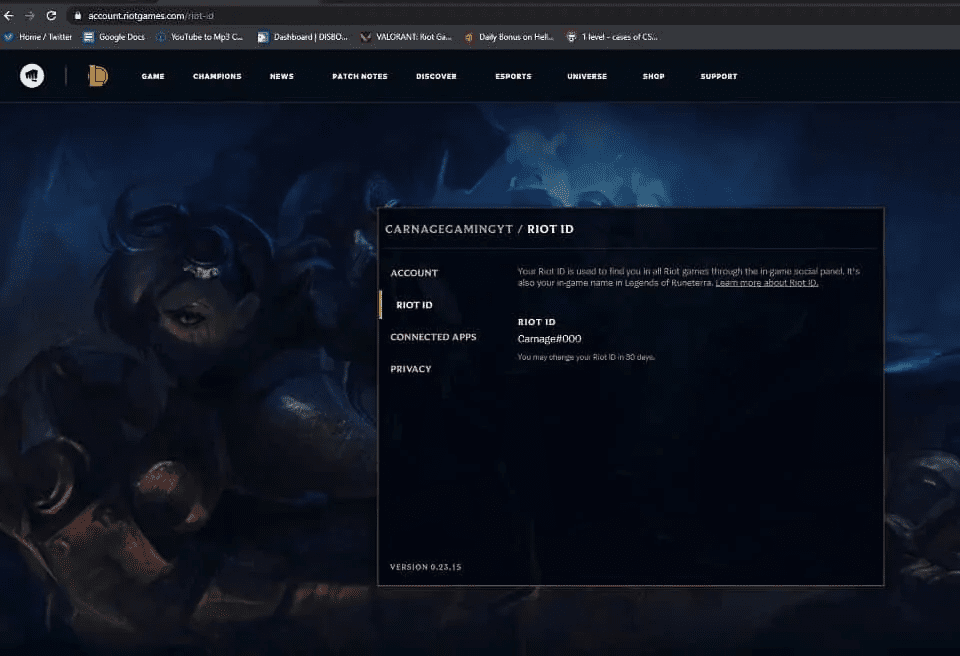 How To Change Your Valorant Name