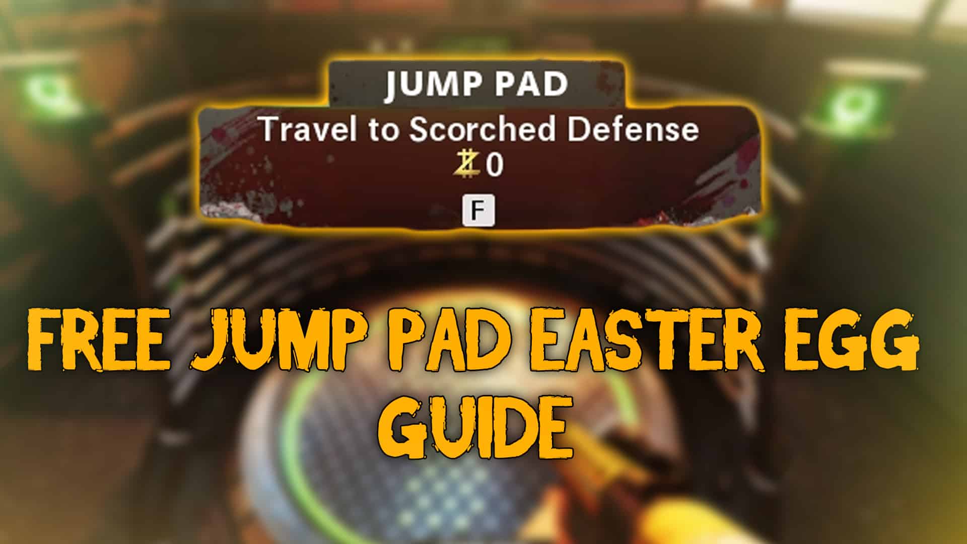 How To Do The Free Jump Pad Easter Egg Solo On Firebase Z