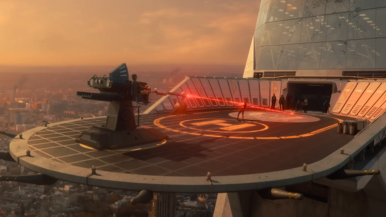 Looks like UNIT is renting out Stark Tower (aka Avengers Headquarters). Which is appropriate, as Doctor Who showrunner implies the creation of a "Doctorverse" franchise.