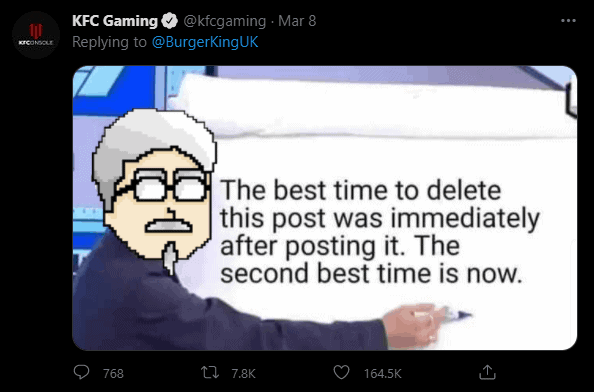 Kfc Gaming Calls Out Burger King For Sexist Tweet