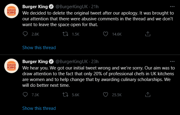 Kfc Gaming Calls Out Burger King For Sexist Tweet
