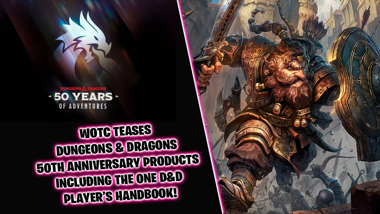 Wizards of the Coast teases massive Dungeons & Dragons 50th anniversary celebration
