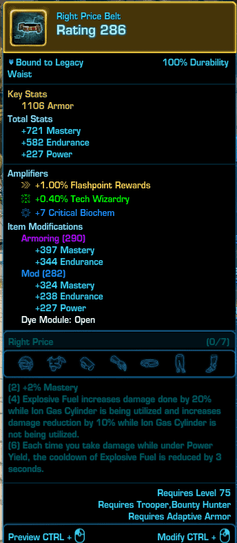 Star Wars: The Old Republic - Shield Tech Powertech Guide (6.2.1)