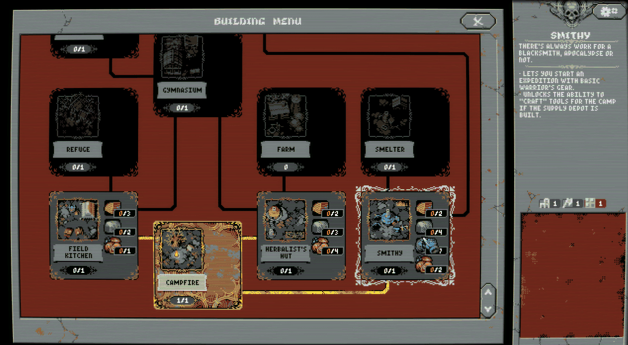 Camp Buildings Guide In Loop Hero