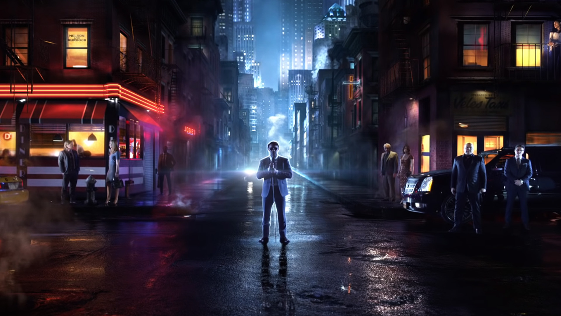 Daredevil: Born Again goes back to Hell's Kitchen in New York. But there seems to be a new vigilante in town, The White Tiger, while old villains (Wilson Fisk) and new ones (The Muse) may challenge the status quo.