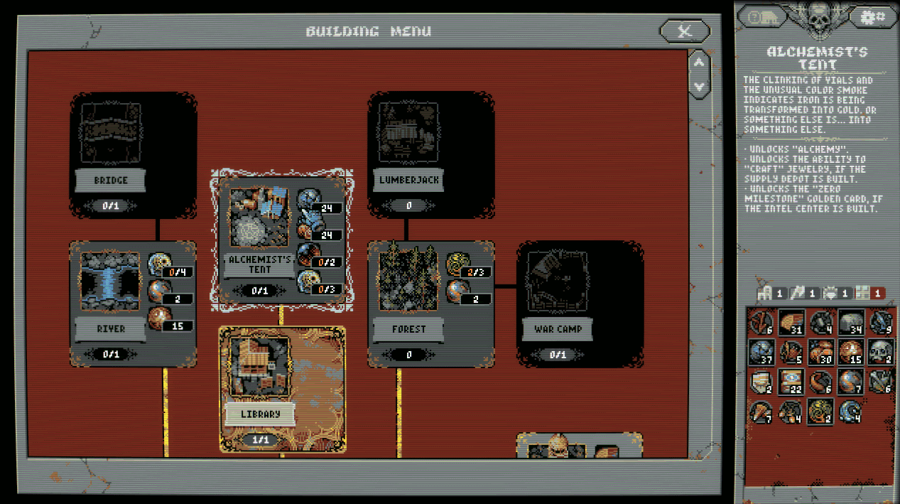 Camp Buildings Guide In Loop Hero