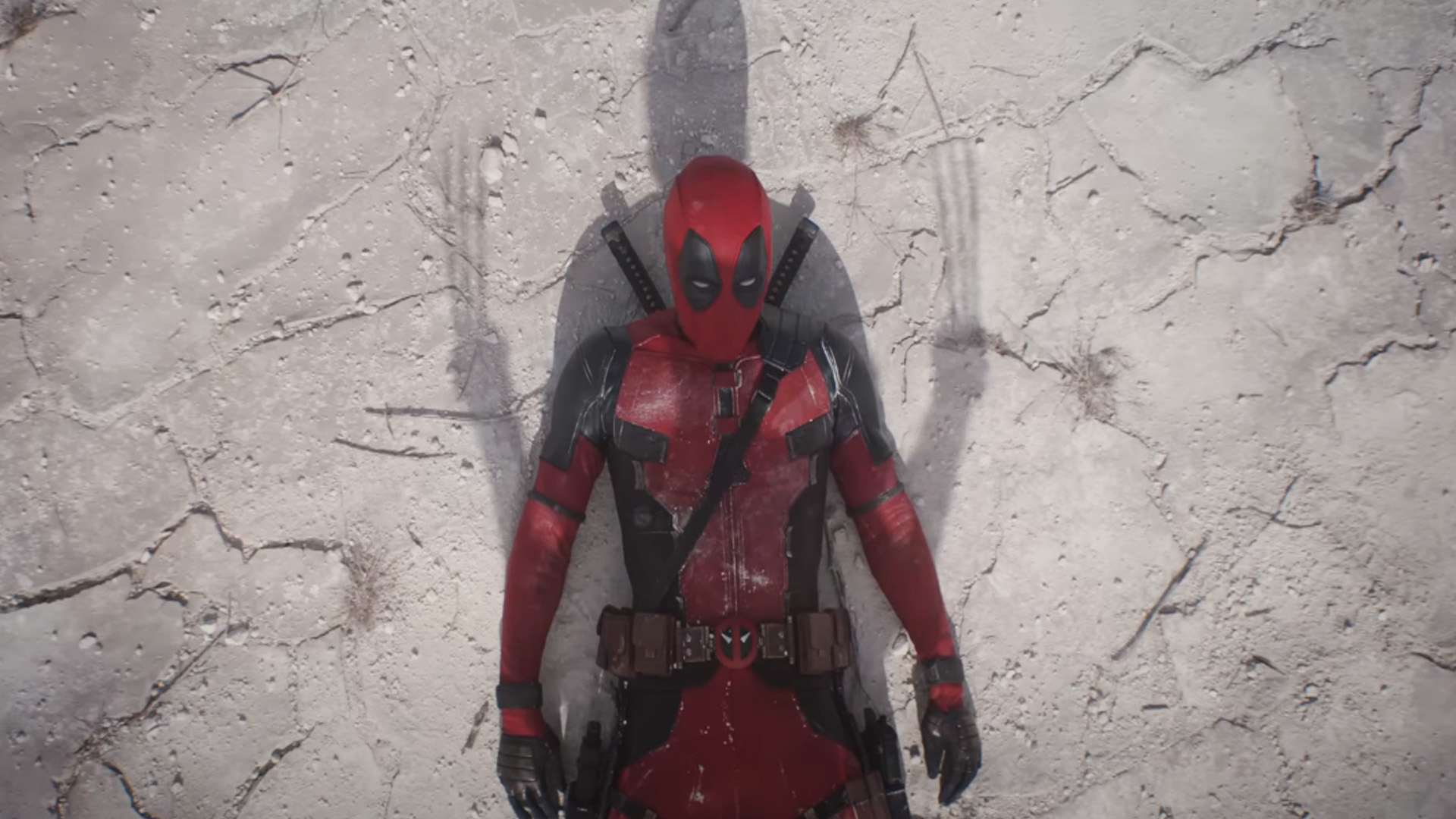 Interestingly, Hugh Jackman (Wolverine) is not fully shown in the first trailer for Deadpool & Wolverine. The end of the teaser only reveals his shadow and a half-second from-the-back glimpse wearing his yellow and blue costume.
