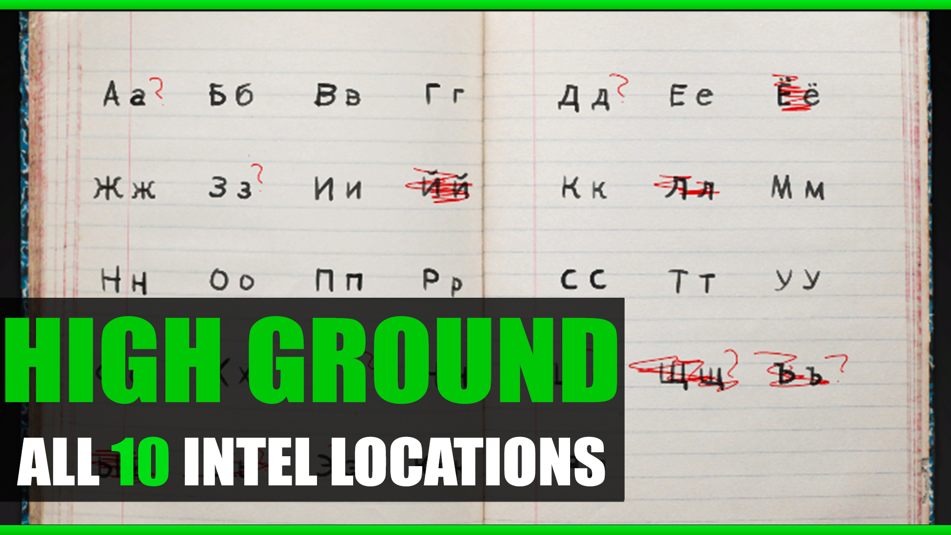 All 10 Intel Locations on High Ground Spec Ops Mission - Call of Duty: Modern Warfare II