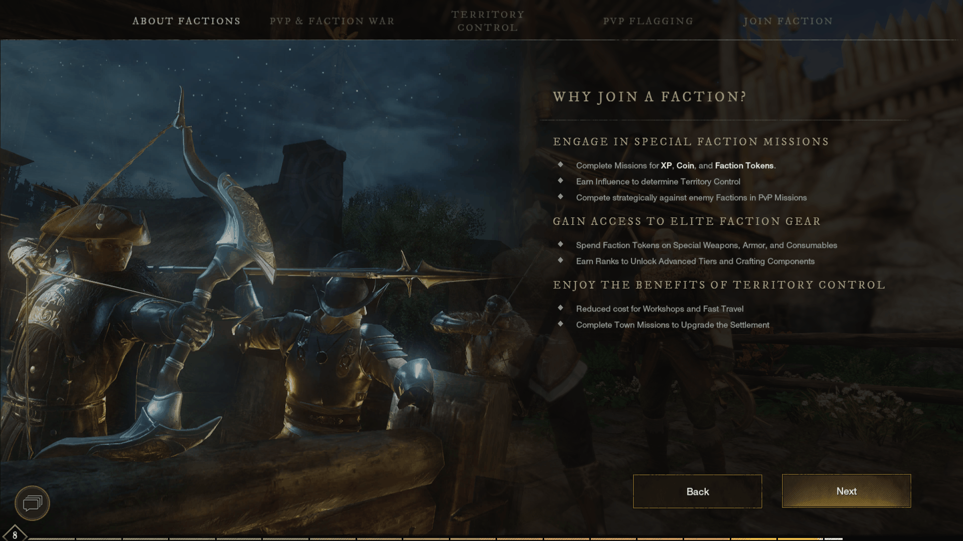 New World - Factions, Companies & Territories In-depth Guide