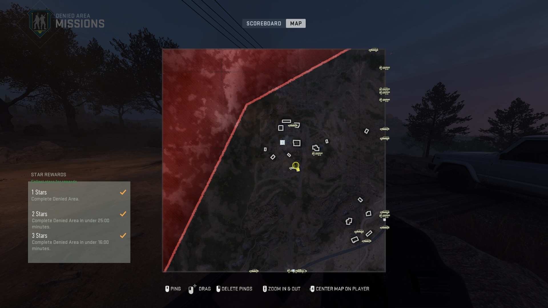 Intel Map Denied Area