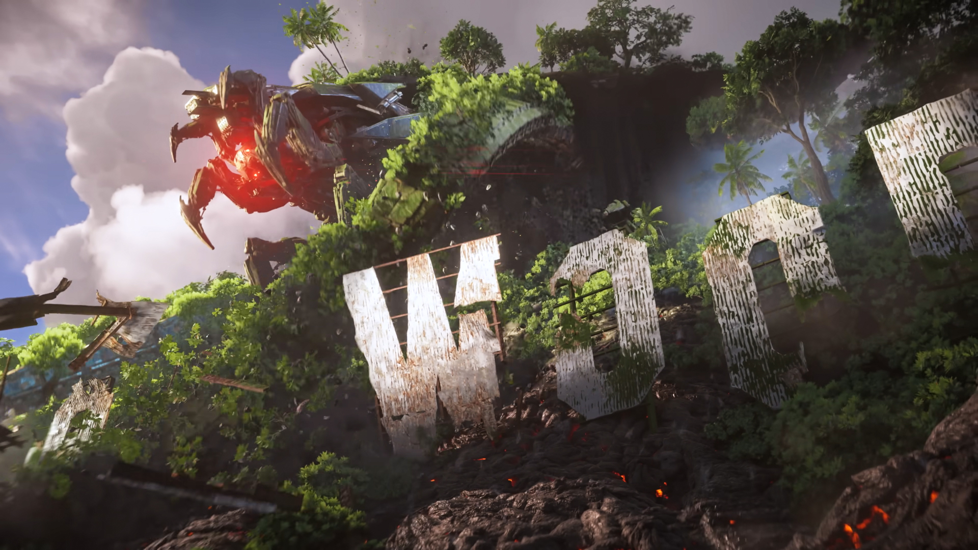 Hollywood Sign Burning Shores Dlc