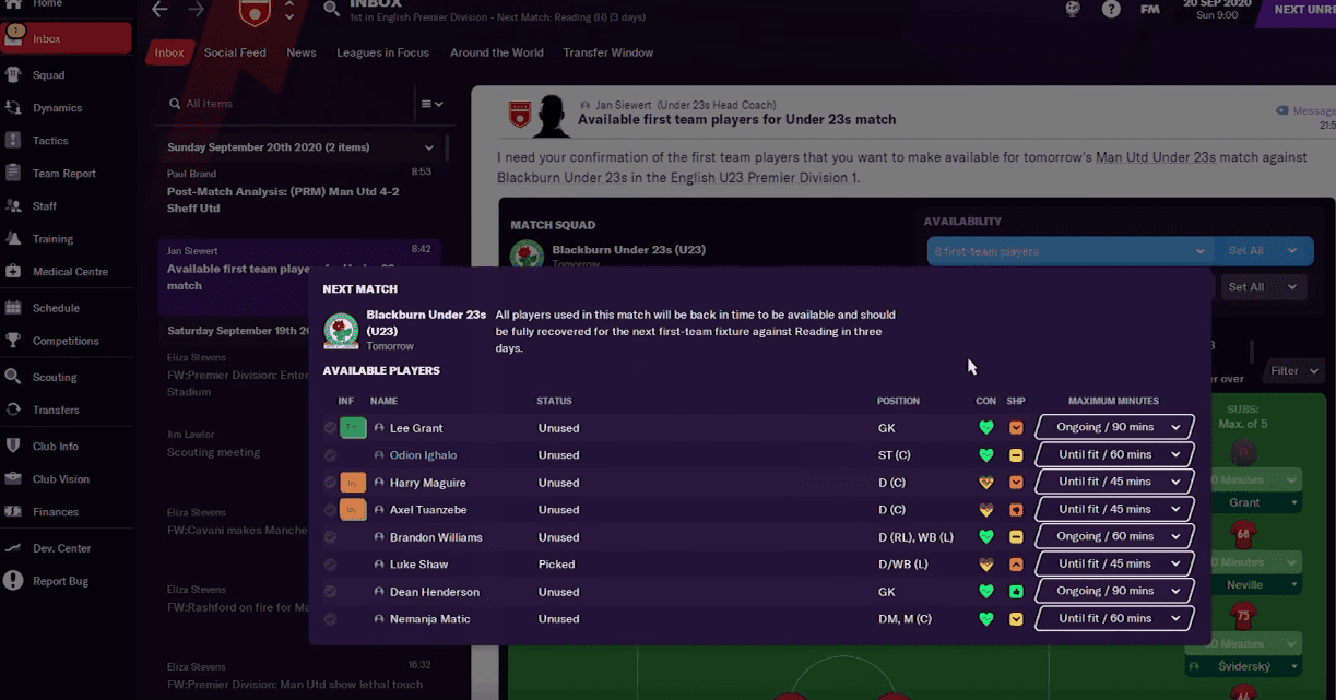 Football Manager 2021 Winter Update Arrives