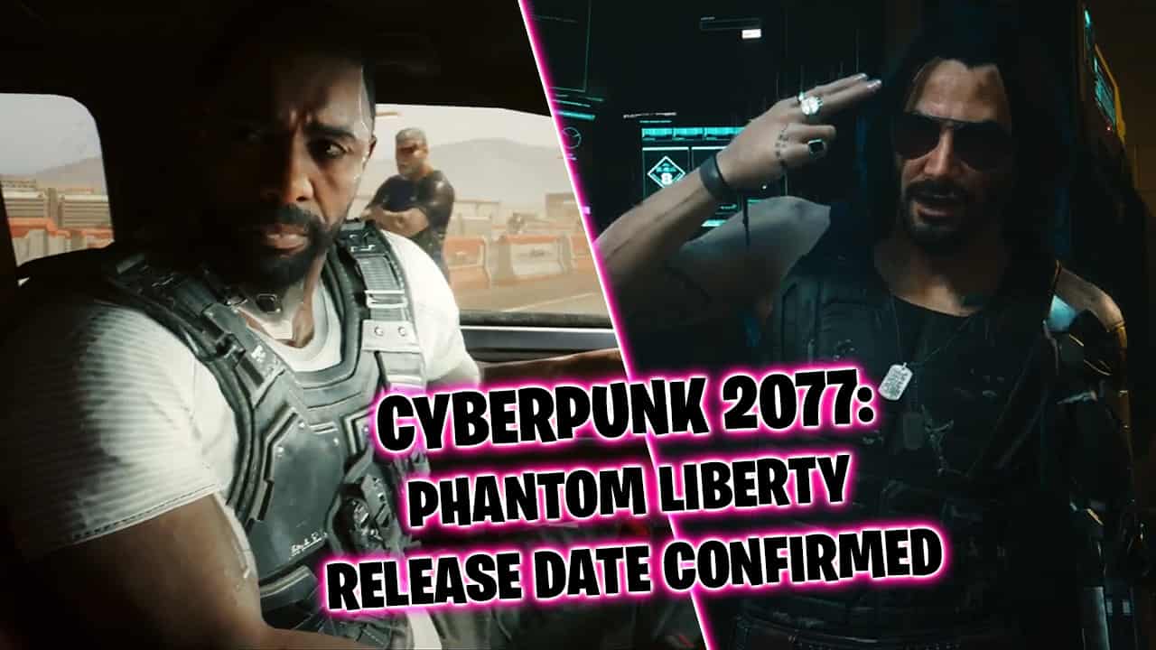 Cyberpunk 2077: Phantom Liberty trailer and goodie pack released