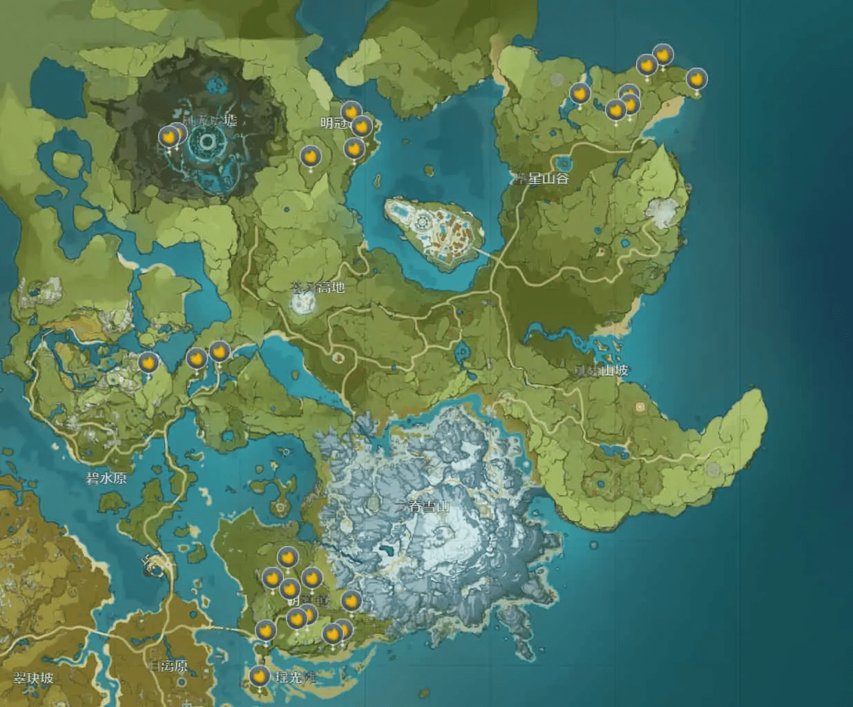 Genshin Impact Berries Farm Location