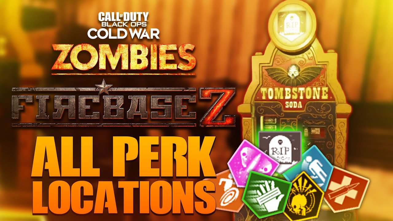 All Perk Machine Locations On Firebase Z