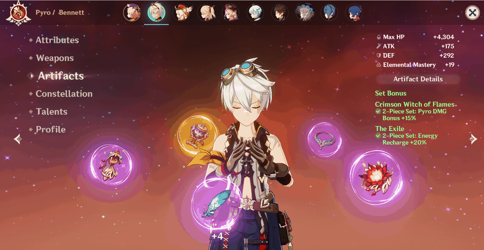 Best Bennett Genshin Impact Builds