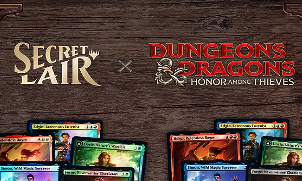 MTG Secret Lair x Dungeons & Dragons Honor Among Thieves revealed