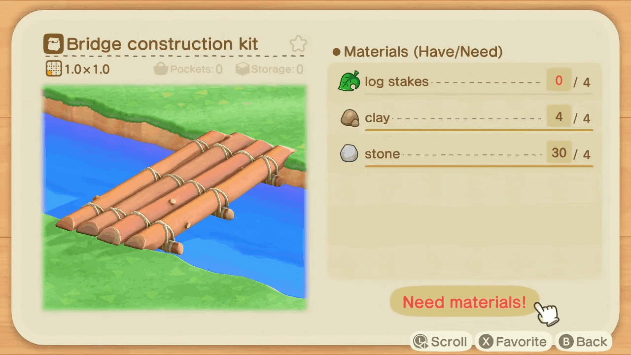 How To Craft Log Stakes And Build Your First Bridge In Animal Crossing New Horizons