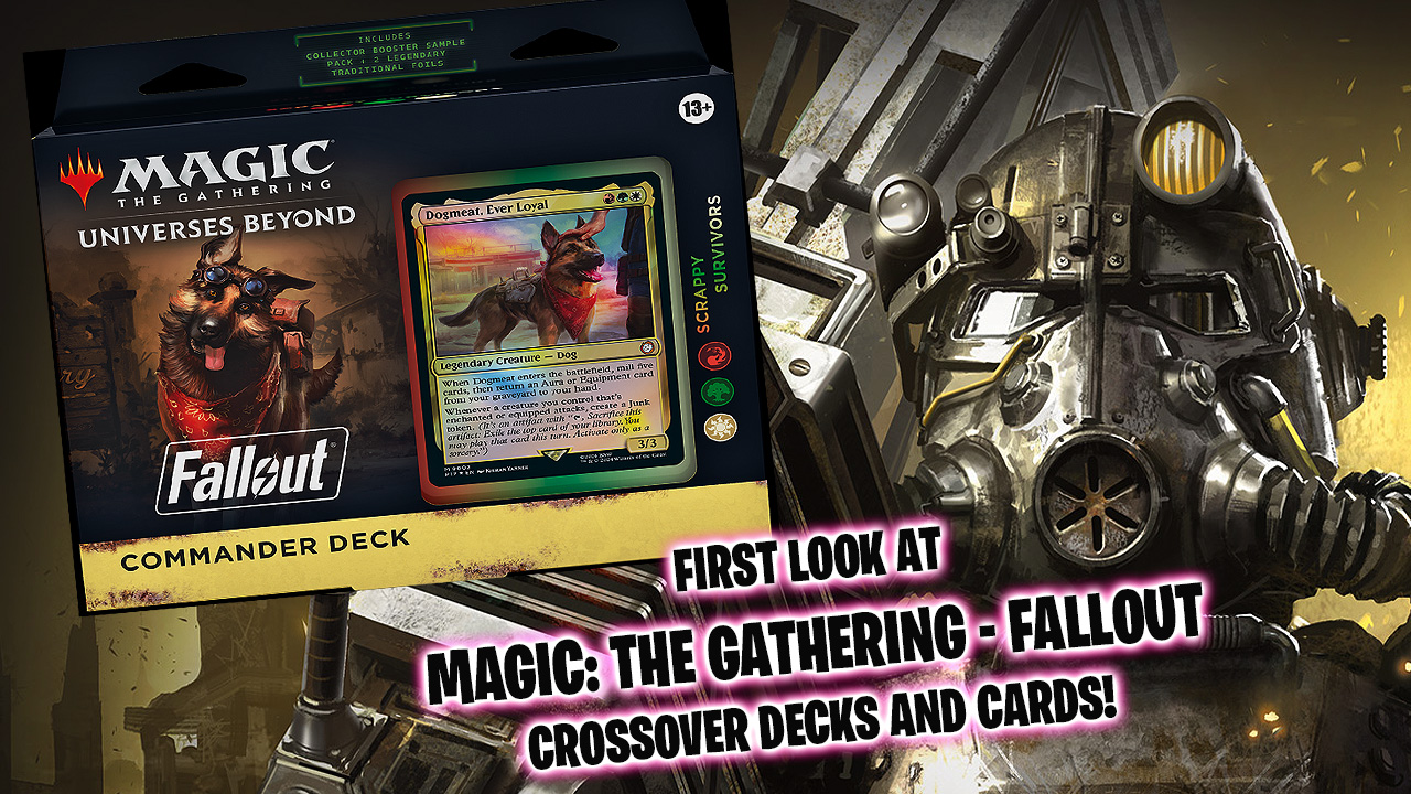 WotC opens the vault giving the first look of the Magic: The Gathering x Fallout crossover cards