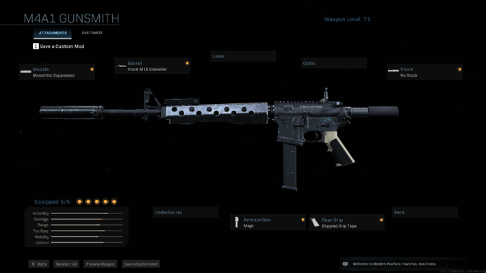 Call Of Duty Warzone Best M4a1 Loadouts
