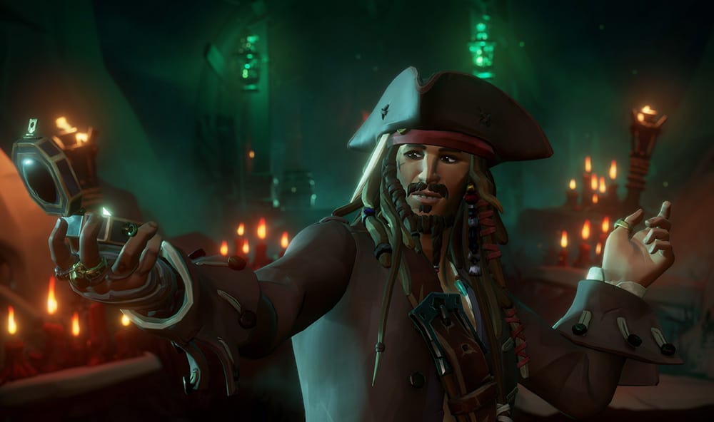 Captain Jack Sparrow Arrives In Sea Of Thieves