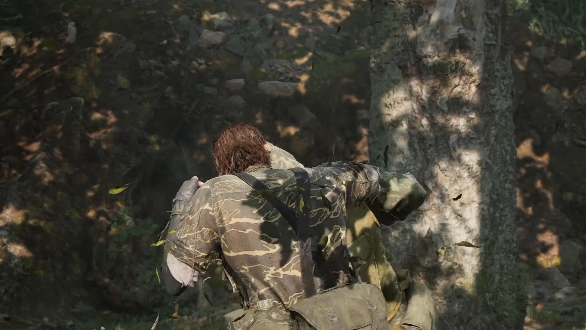 The trailers suggest that Metal Gear Solid Delta: Snake Eater has the stealth mechanics covered.