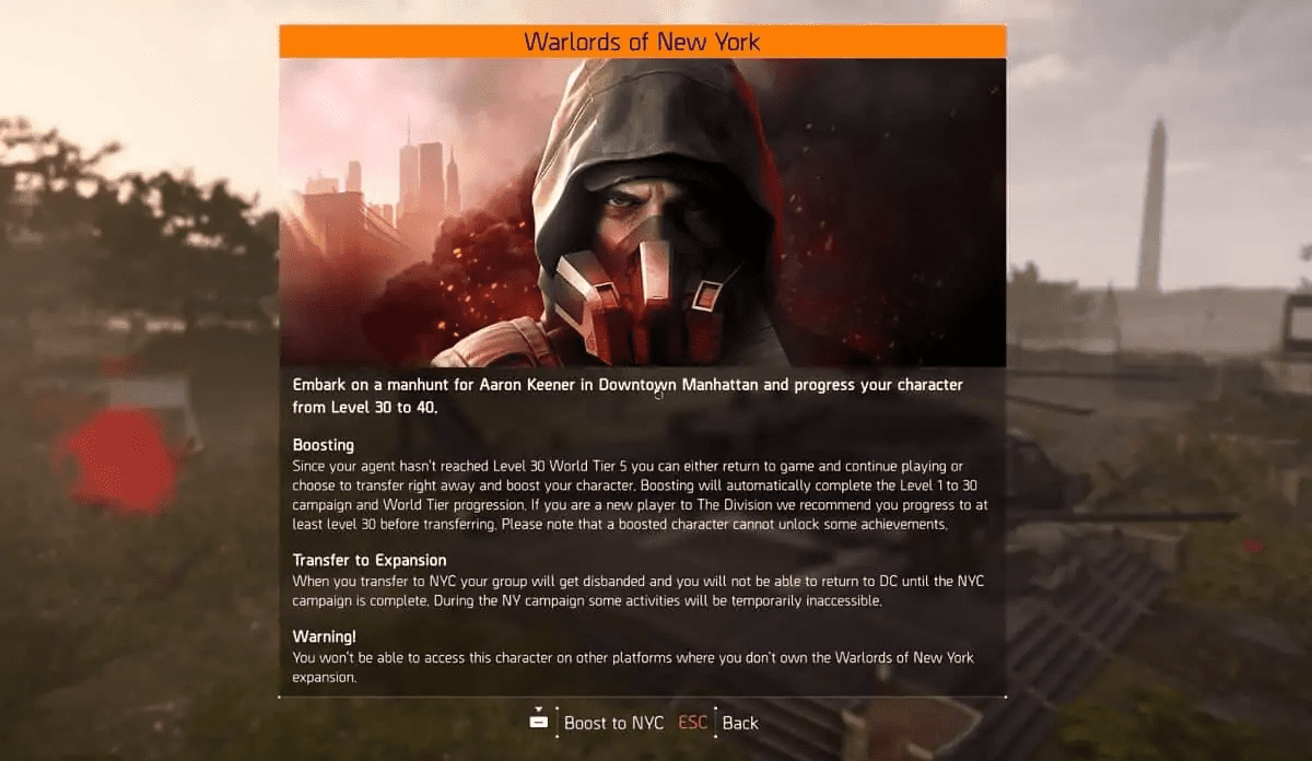 The Division 2 To Re-run Old Seasons Until Major Update In Late 2021