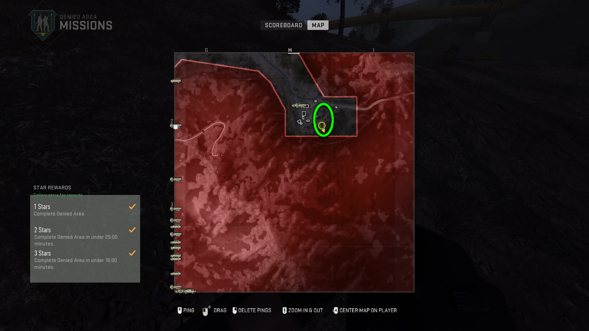 Intel Map Denied Area