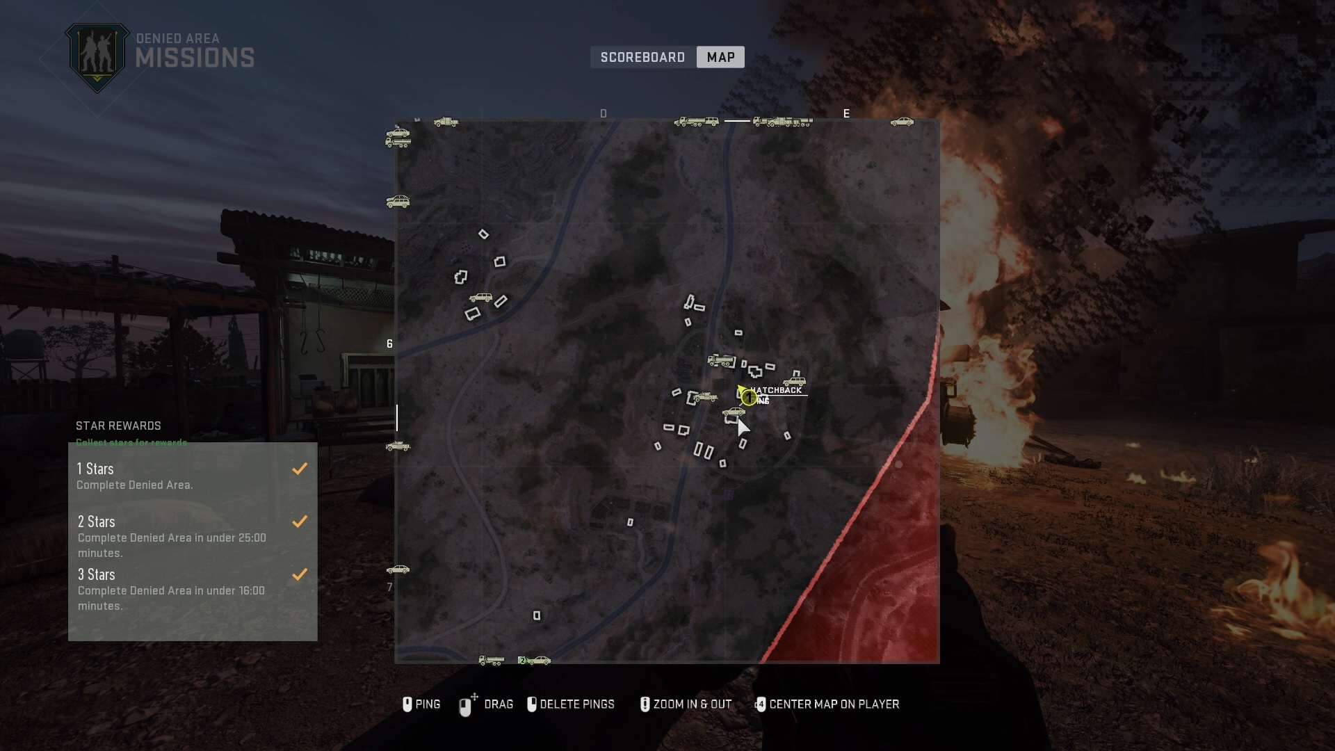 Intel Map Denied Area