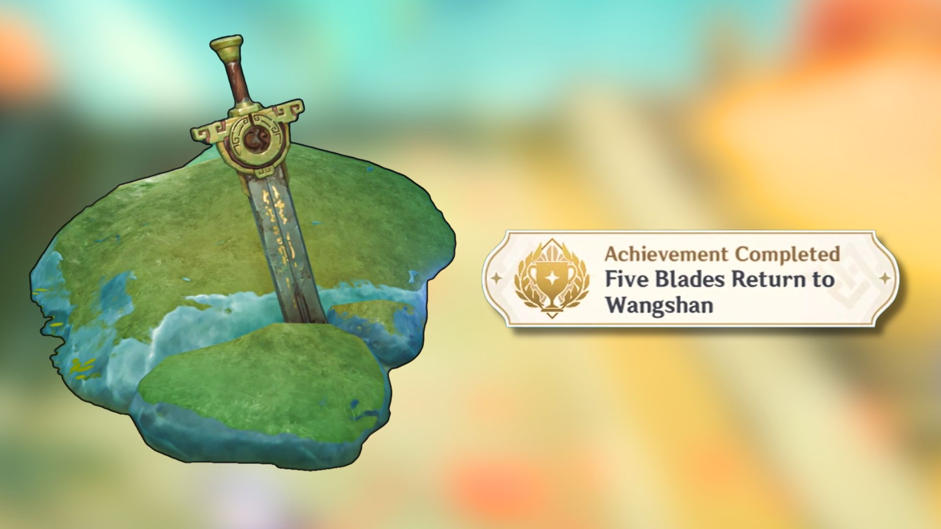 "Five Blades Returned to Wangshan" Hidden Quest & Achievement Guide - Genshin Impact 4.4