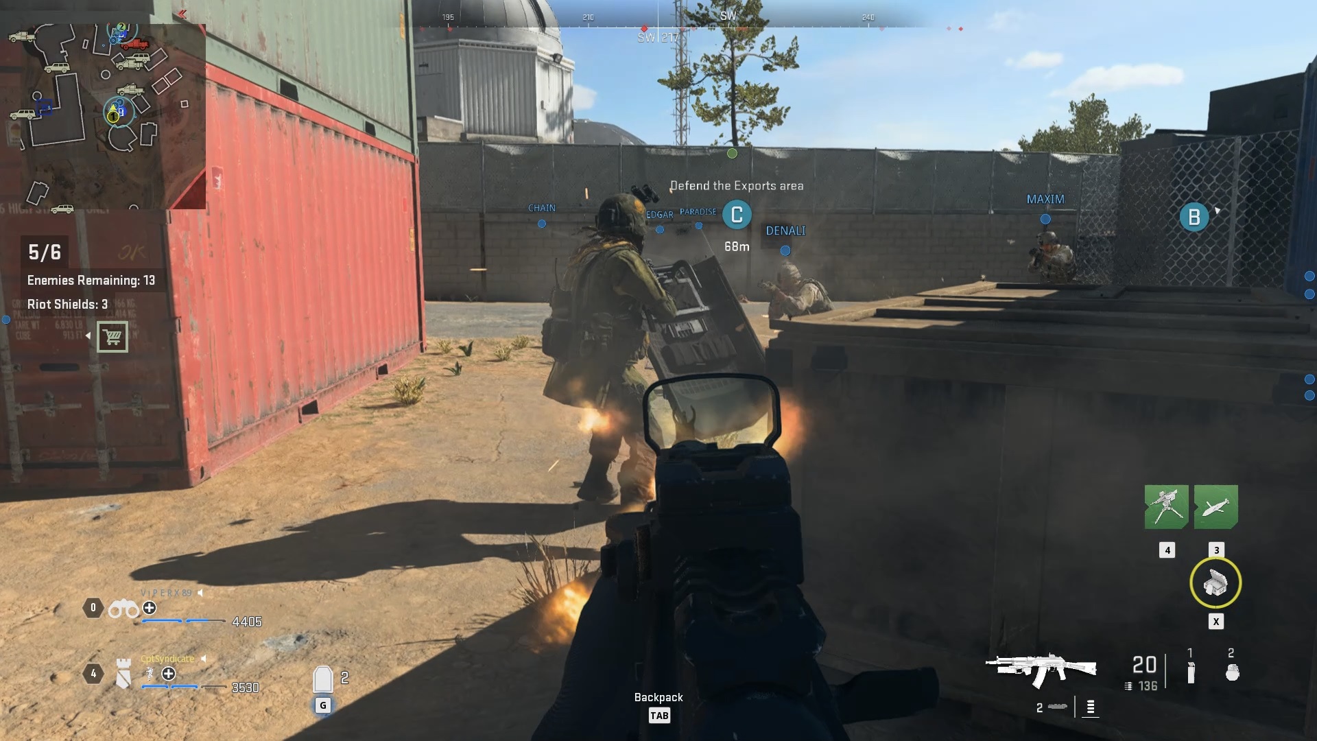 Riot Shield Soldier Mt Zaya