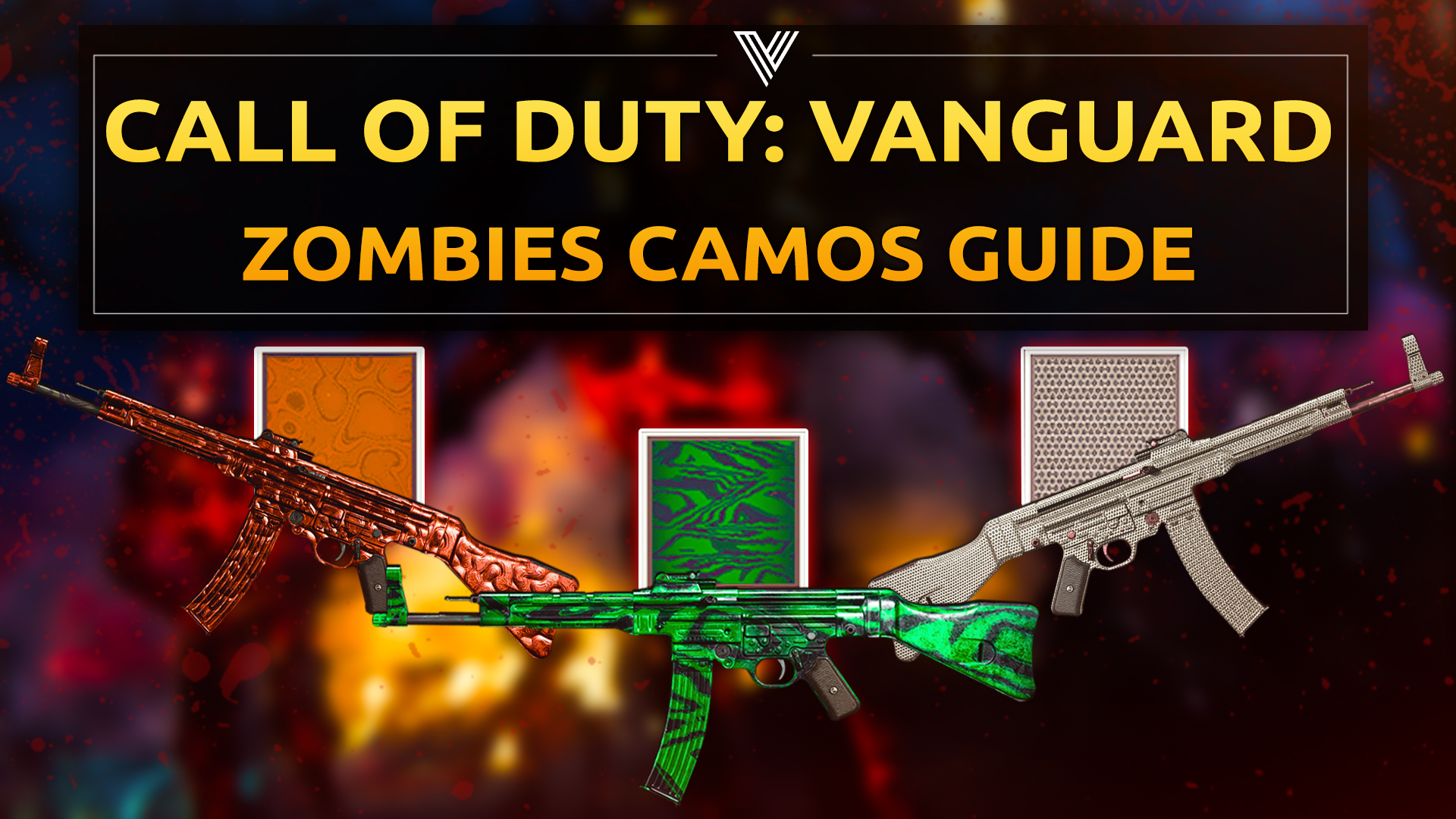 Call of Duty: Vanguard - Zombies Camos & Unlock Requirements