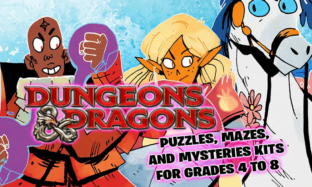Dungeons & Dragons classroom program adds new puzzles and mazes kit