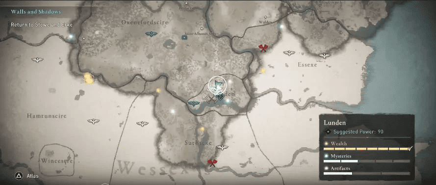 How To Find All Lunden Artifacts In Assassin's Creed Valhalla