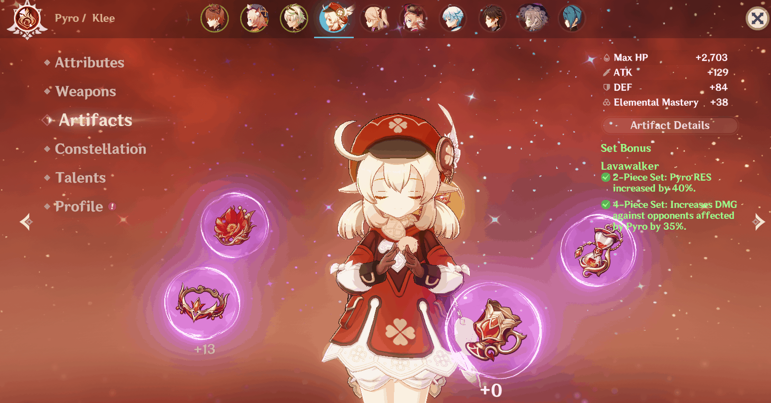 Top Builds For Klee In Genshin Impact