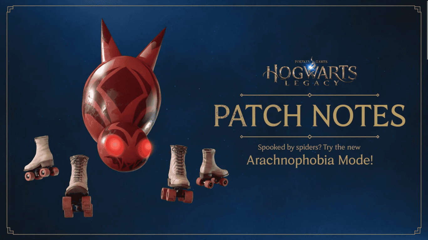 Hogwarts Legacy's latest update adds arachnophobia mode
