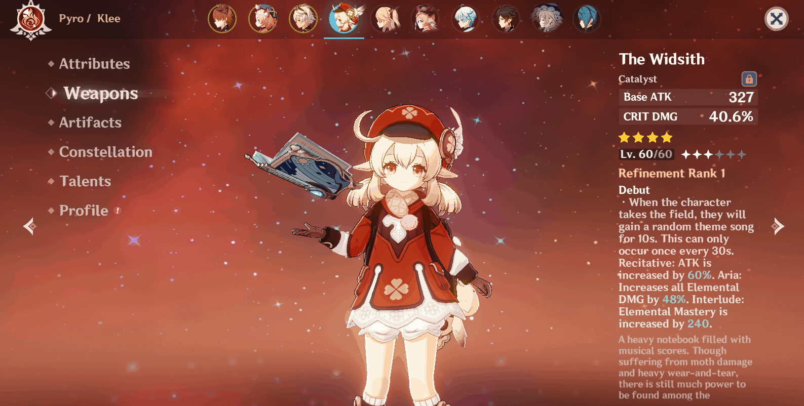 Top Builds For Klee In Genshin Impact