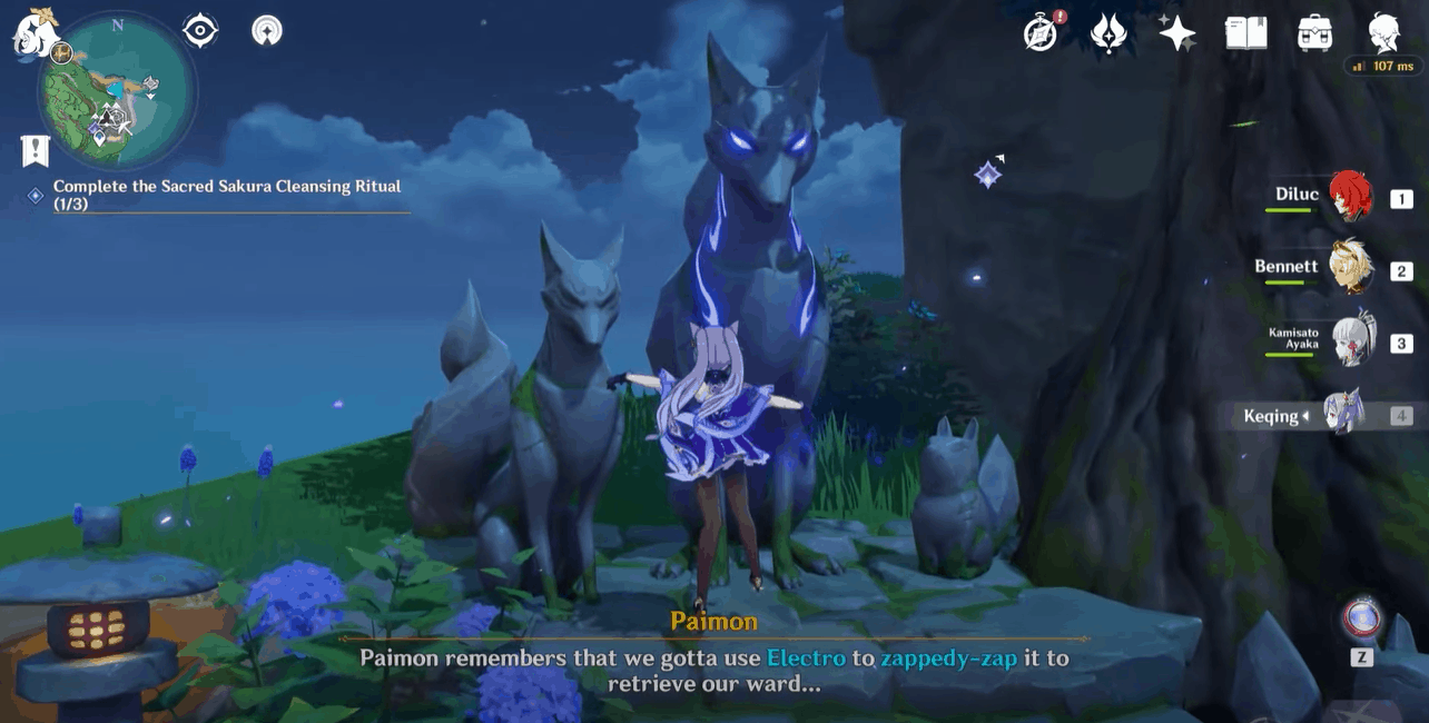 Genshin Impact - Sacred Sakura Cleansing Ritual Complete Walkthrough