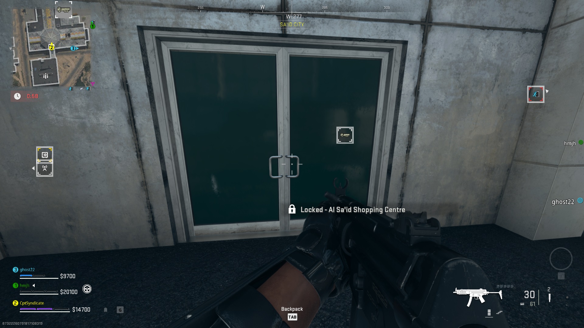 Locked Door For Key Dmz