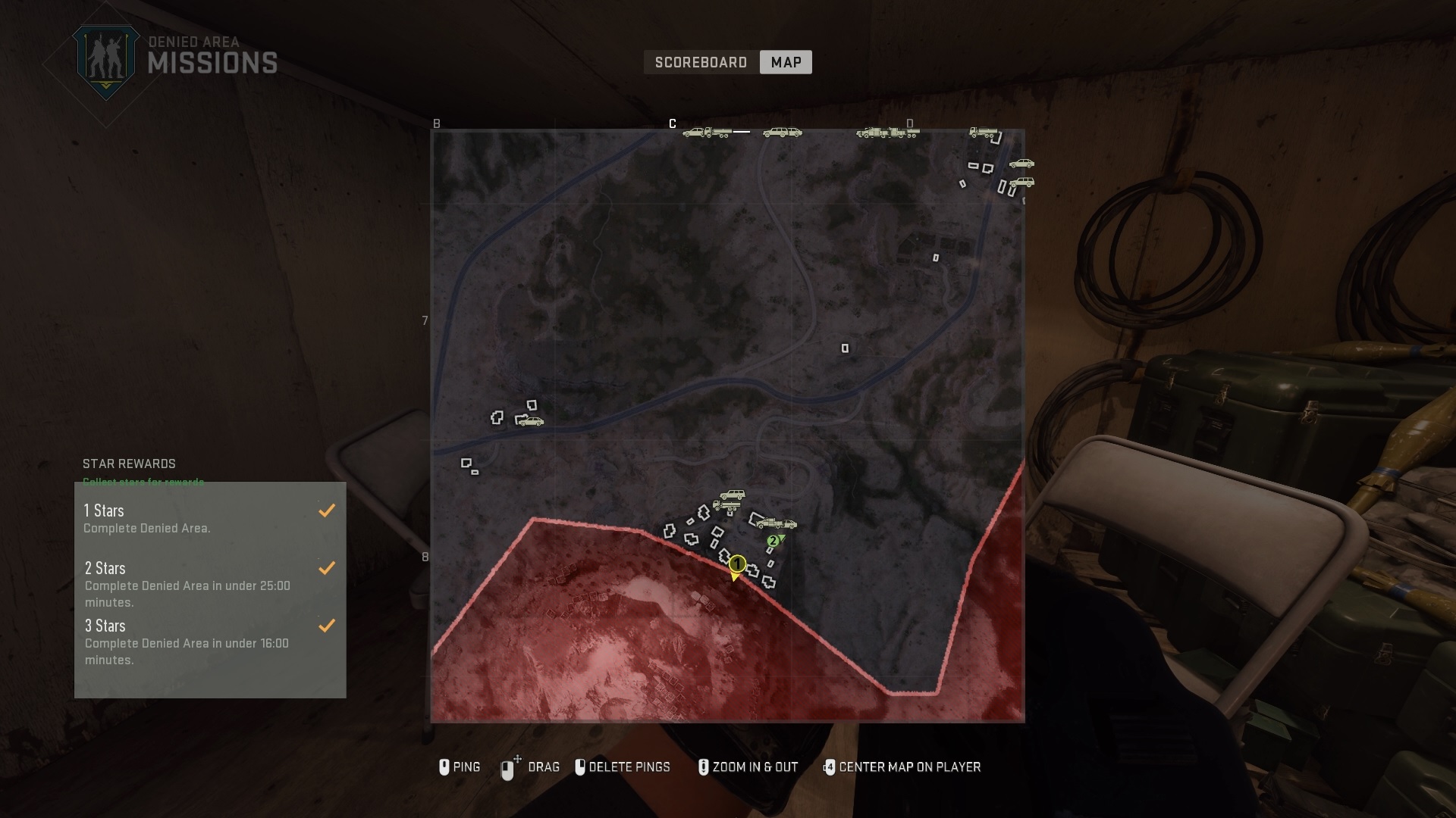 Intel Map Denied Area