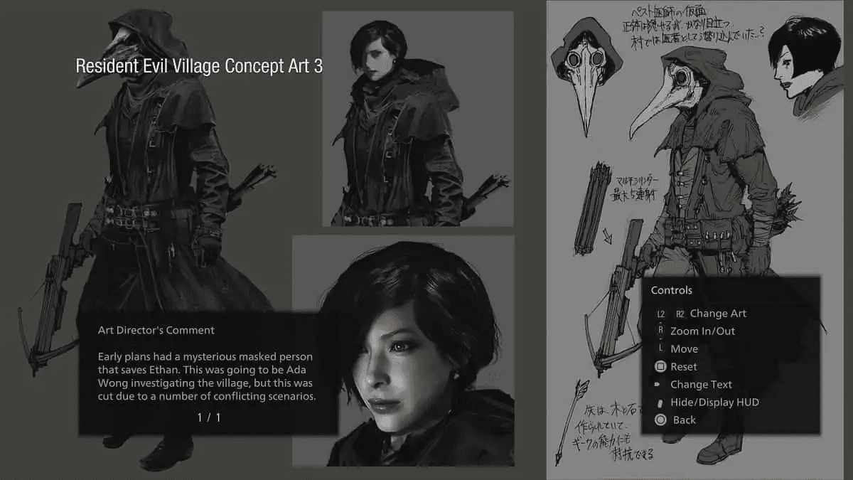 Dlc Shows Initial Plans To Include Ada Wong In Resident Evil Village