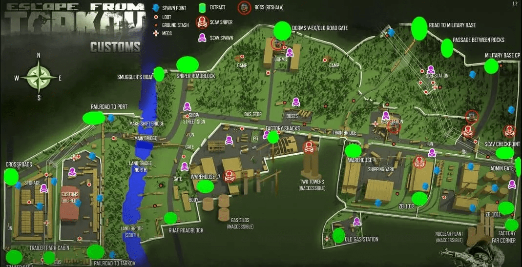 Complete Escape From Tarkov Maps Guide