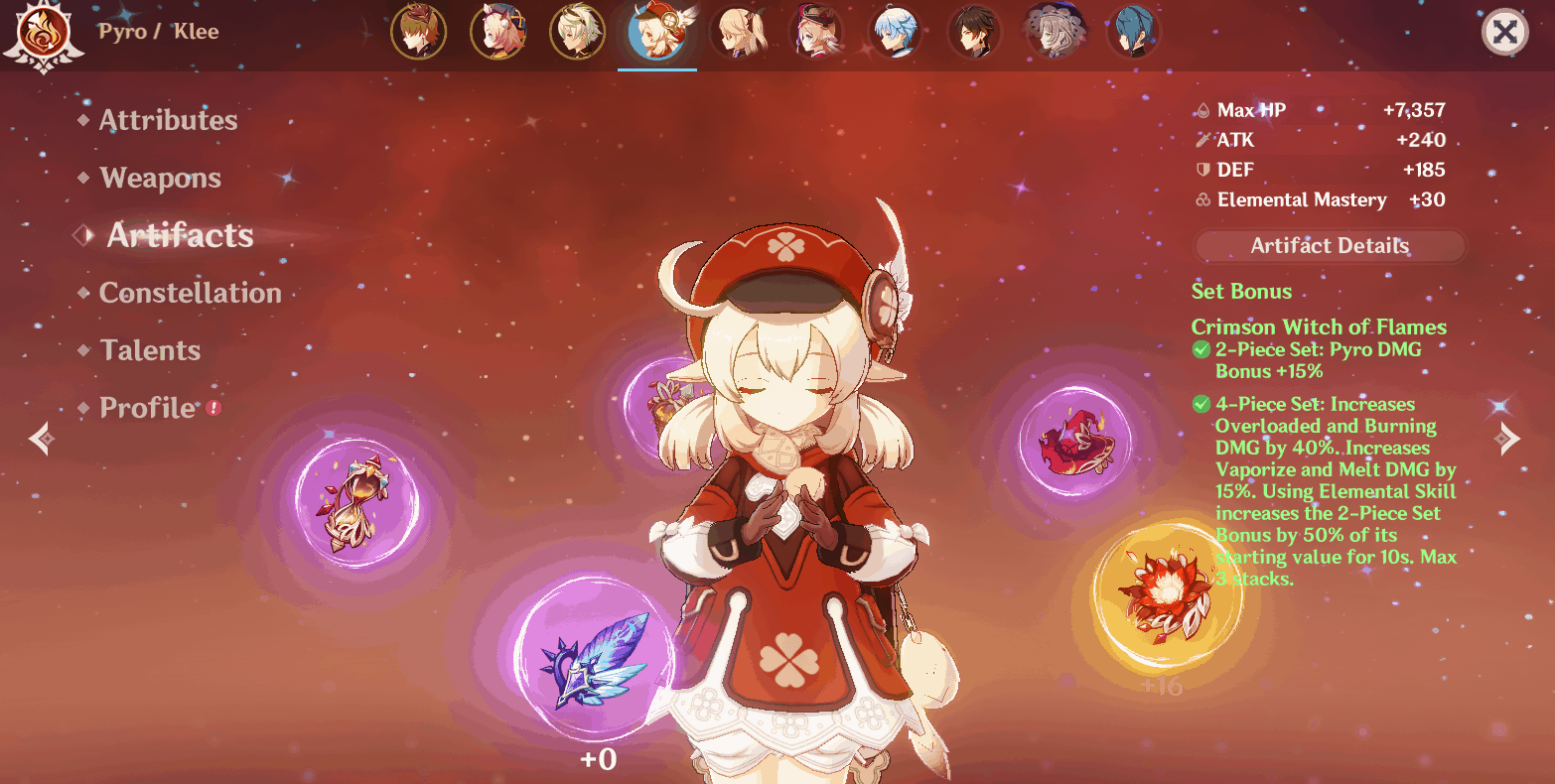 Top Builds For Klee In Genshin Impact